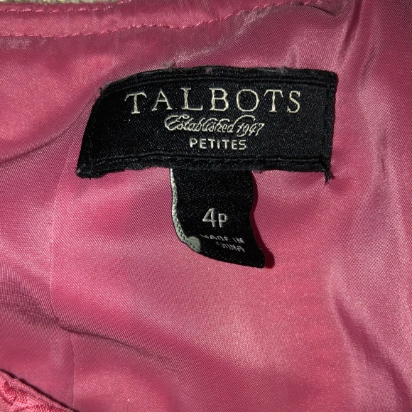 Talbots Pink Sleeveless Dress - Picture 4 of 5